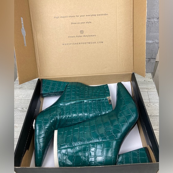 Free People Mark Fisher Alexis Ankle Boots Turquoise 9.5 $$228.00 Pre-owned - Picture 8 of 15